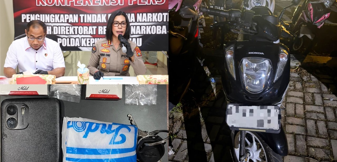 POLDA KEPRI UNGKAP 6 KASUS NARKOTIKA, 11 TERSANGKA BERHASIL DIAMANKAN
