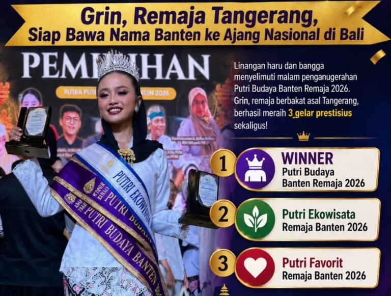 Tiga Gelar Sekaligus, Grin Bawa Nama Banten ke Ajang Nasional di Bali