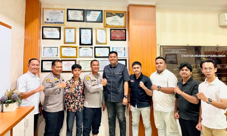 GEUBRAK Bersilaturahmi & Melakukan komitmen Bersama Polres Langsa