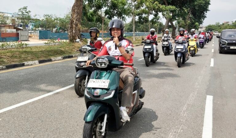 Bukan Sekadar Rolling City, Convoy Merdeka 2026 Satukan 84 Bikers Honda Dari 8 komunitas di Batam