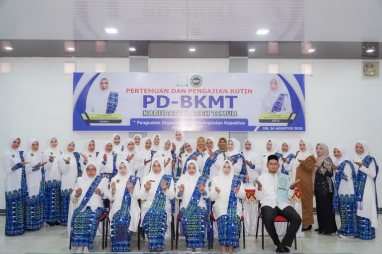 PD-BKMT Aceh Timur Gelar Pertemuan dan Pengajian Rutin, Fokus Penguatan Organisasi dan Peningkatan Kapasitas Anggota