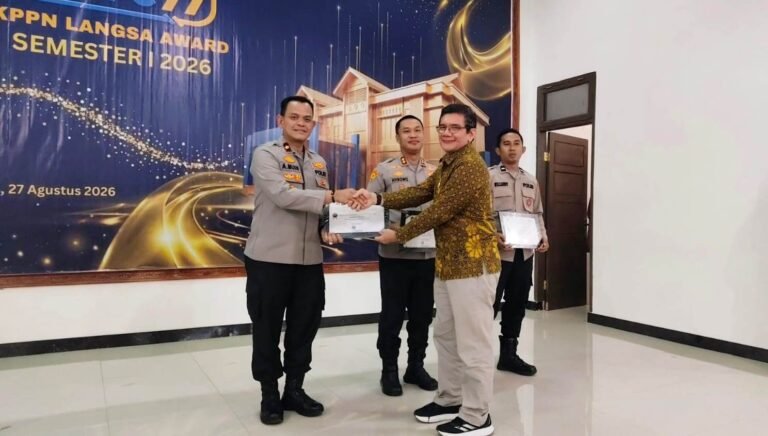 Polres Aceh Timur Kembali Meraih Penghargaan Dari Kementerian Keuangan Negara Republik Indonesia