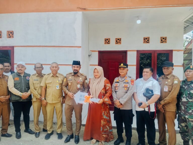 Pemkab Aceh Timur dan PT Rhodas Bangun Rumah Contoh HUNTAP untuk Korban Bencana 2025