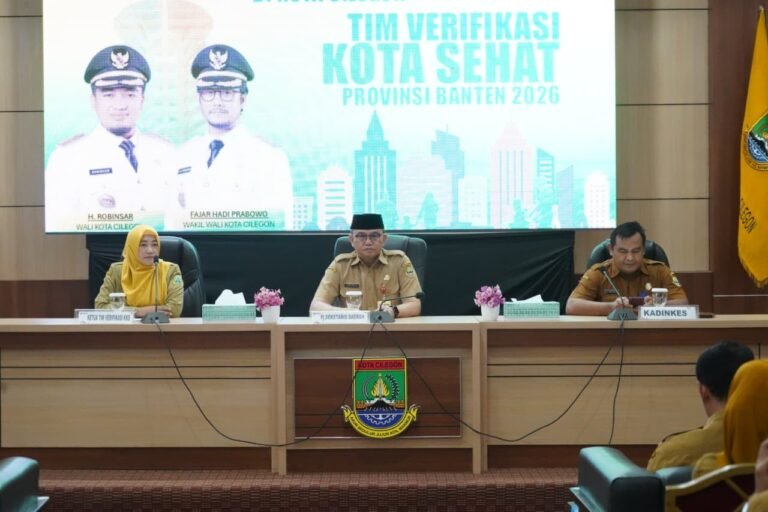 Kota Cilegon Jalani Verifikasi Kota Sehat Tingkat Provinsi Banten 2026, Capaian ODF Tembus 100 Persen