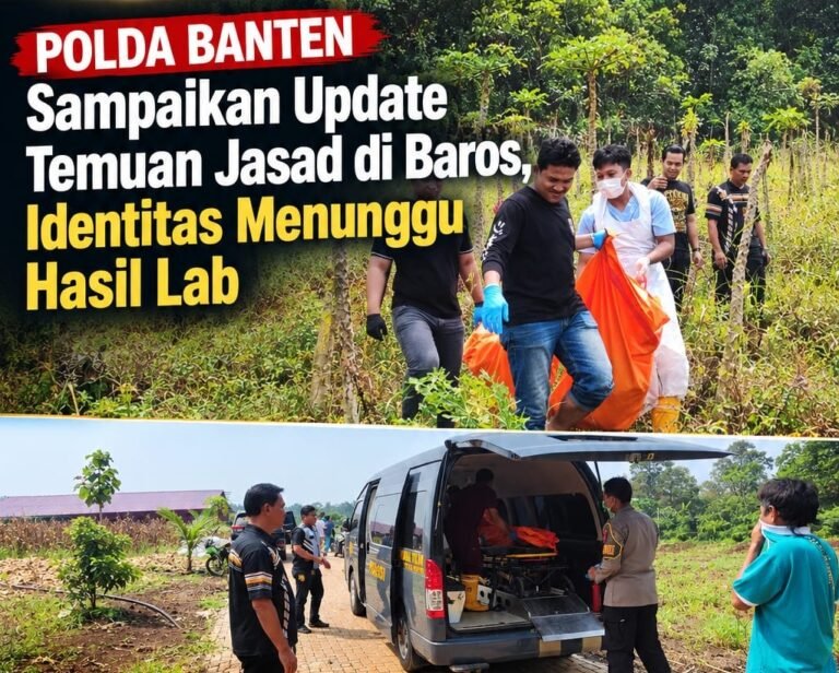 Polda Banten Sampaikan Update Temuan Jasad di Baros, Identitas Menunggu Hasil Lab
