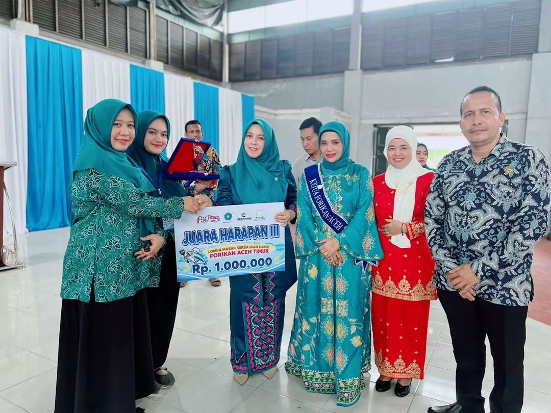 Ketua Forikan Lismawani: Lomba Masak Ikan Upaya Ciptakan Generasi Emas Aceh Timur.