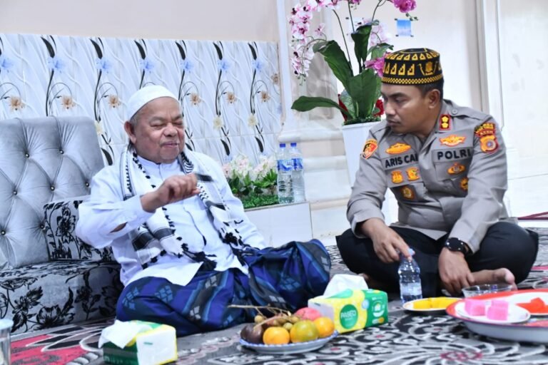 Kapolres Aceh Timur Silaturahmi ke Abu Paya Pasi, Perkuat Sinergi Polri dan Ulama