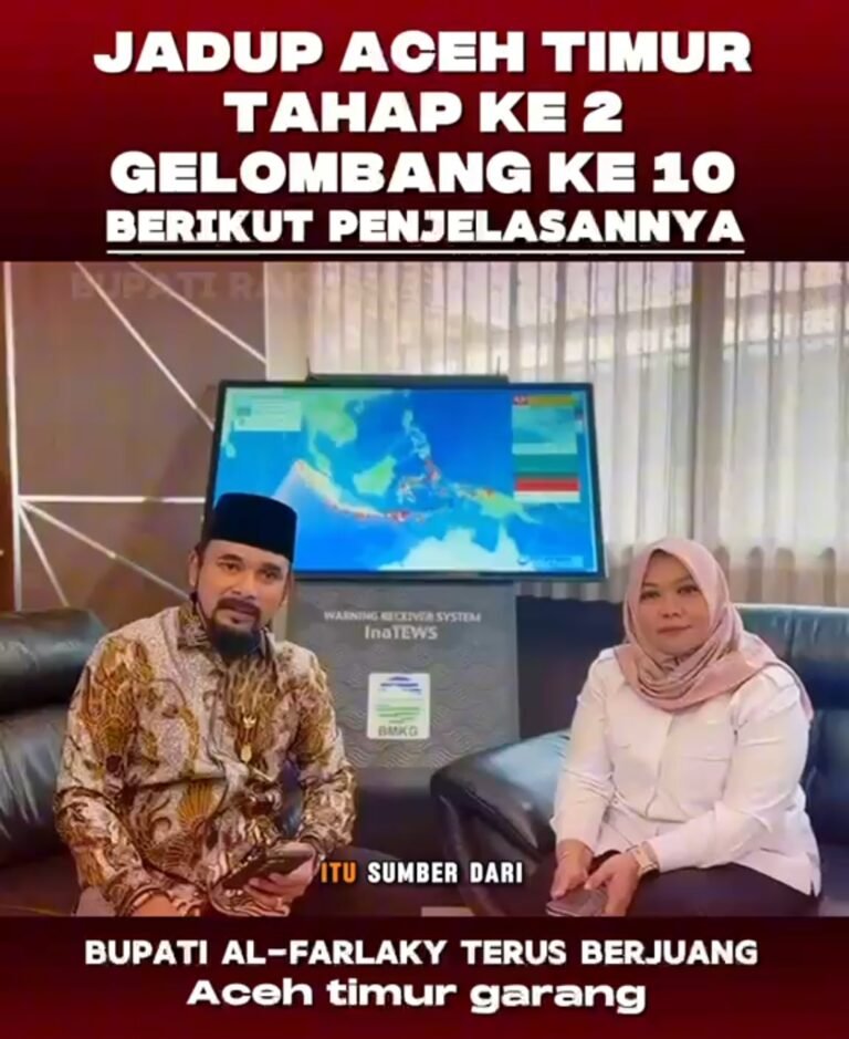 Aceh Timur Garang! Bupati Al-Farlaky Tagih JADUP di Jakarta, 222 Ribu Jiwa Segera Terima Bantuan