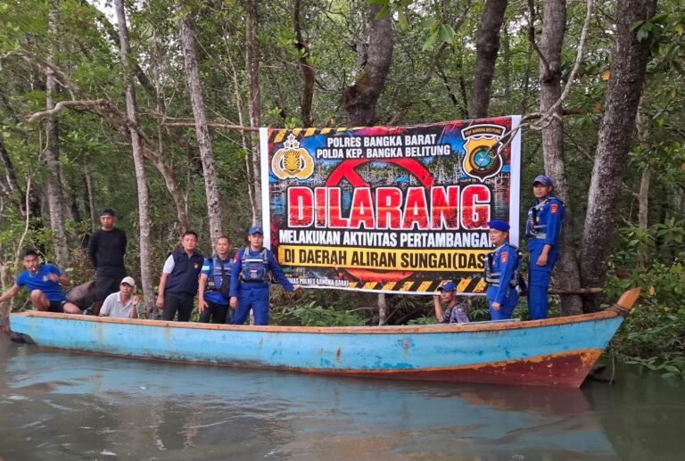 Polres Bangka Barat Ambil Keterangan AR Terkait Pemberitaan Aktivitas di DAS Kampak