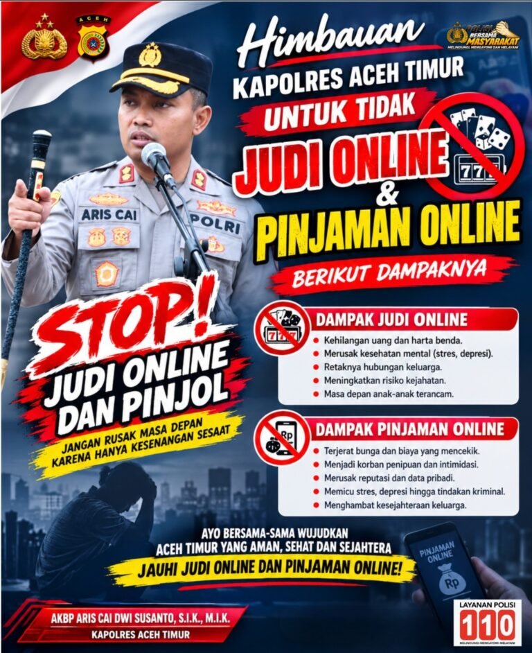 AKBP Aris Cai Ingatkan Bahaya Judol & Pinjol, Bisa Rusak Keluarga Hingga Masa Depan Anak Terancam!