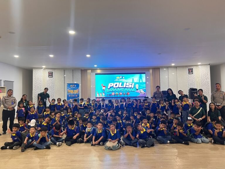 Polresta Barelang Ajak Siswa SD Swasta Kristen Basic 2 Mengenal Polisi dan Budaya Tertib Berlalu Lintas