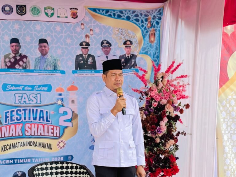 Wabup Aceh Timur Buka FASI Indra Makmur, Tekankan Pentingnya Akhlak Anak